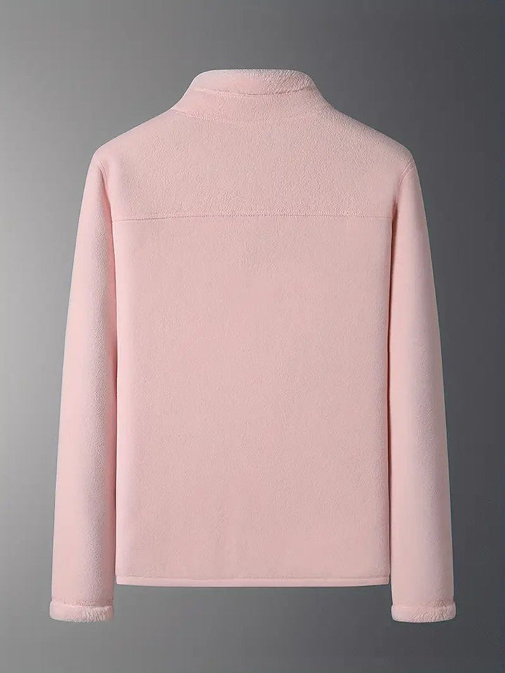 Reversible Fleece Jacket Winter Coat — winter jacket for women in pink