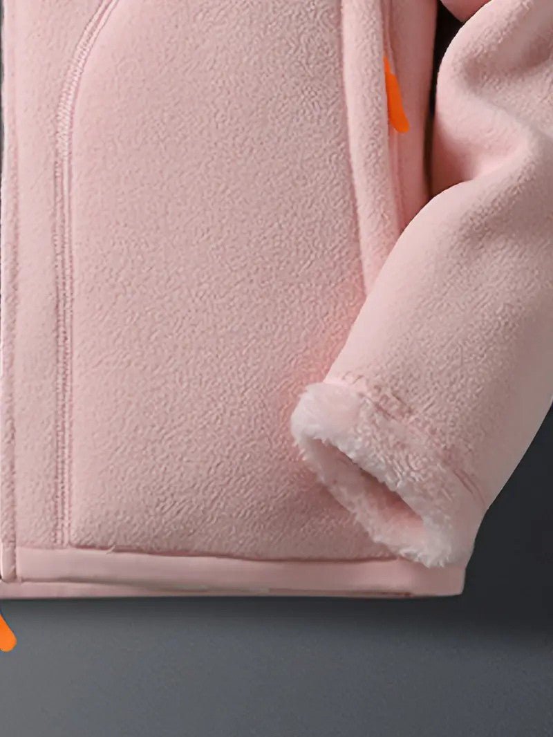 Reversible Fleece Jacket Winter Coat — winter jacket for women in ivory