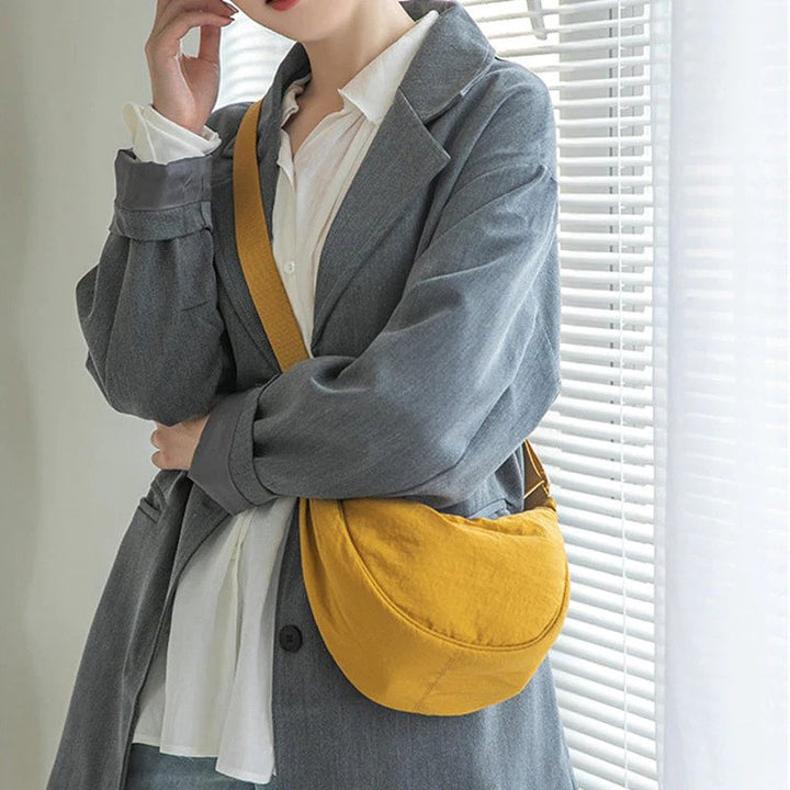 Blandine | Crescent Crossbody Bag for Women - side view
